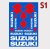 Samolepky SUZUKI S1
