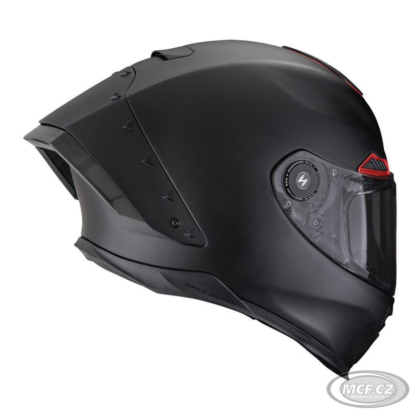 Moto přilba SCORPION EXO-RACE AIR FIM2 solid matná černo/červená