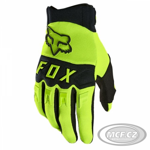 Moto rukavice FOX DIRTPAW neonově žluté 25796-130