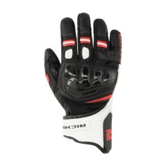 Moto rukavice RICHA STRADALE STEALTH černo/bílo/červené