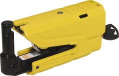 Zámek na moto ABUS 8077 GRANIT DETECTO XPlus s alarmem žlutý