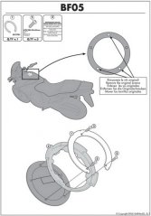 Objímka pro uchycení tankruksaku GIVI (Yamaha) BF 05