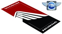 Koberec pod moto 80x250cm HONDA černo/červený 604
