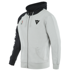 Mikina DAINESE RACING SERVICE FULL ZIP HOODIE šedo/černá
