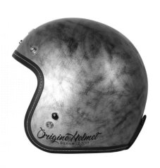Moto přilba ORIGINE PRIMO SCACCO stříbrná