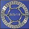 Zadní brzdový kotouč na moto BRAKING YA18FID YAMAHA TT/R 1993 - 2007