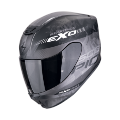 Moto přilba SCORPION EXO-391 AVA matná černo/stříbrná