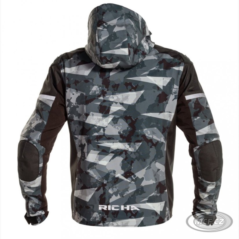 Moto bunda RICHA STEALTH camo šedá