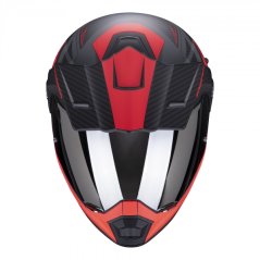 Moto přilba SCORPION ADX-1 TUCSON matná cementově šedo/červená