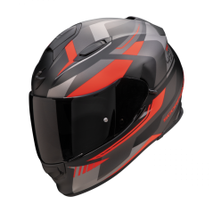Motorcycle helmet SCORPION EXO-491 ABILIS matt black/silver/red