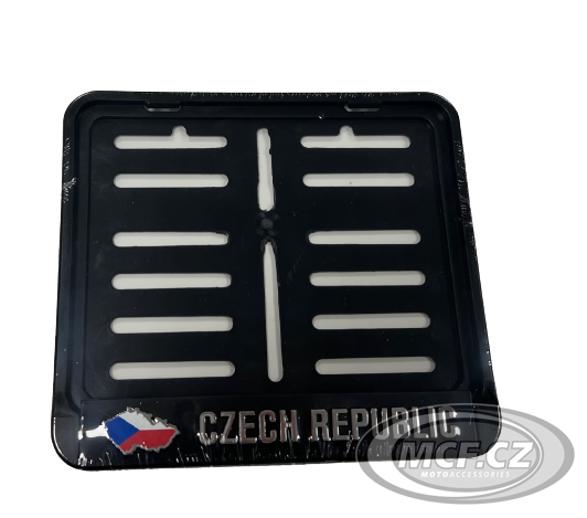Rámeček SPZ Czech Republic s vlajkou