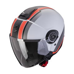 Motorcycle helmet SCORPION EXO-CITY II VEL matt grey/red