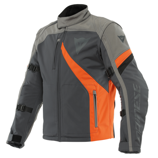 Moto bunda DAINESE RANCH TEX ebony/charcoal grey/flame orange 58