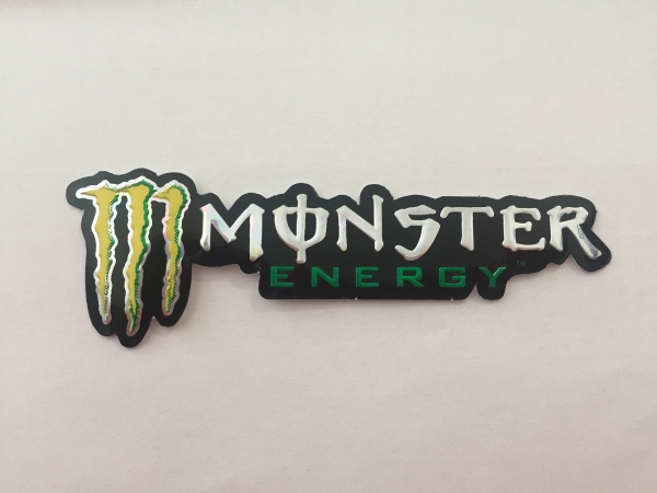 Samolepka MONSTER ENERGY 3D černá UNI