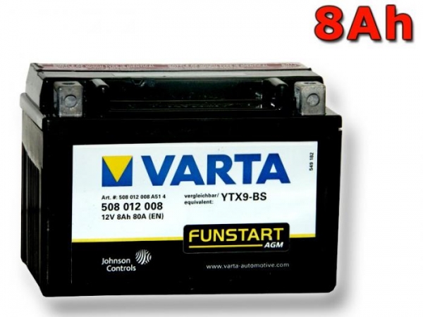 Moto baterie VARTA YTX9-BS 12V 8Ah UNI