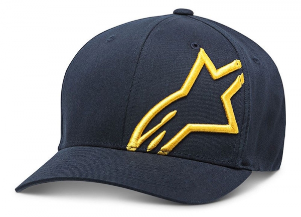 Kšiltovka ALPINESTARS CORP SHIFT 2 CURVED BRIM navy/zlatá 1032-81008 7059 S-M