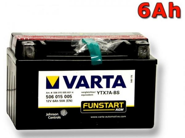 Moto baterie VARTA YTX7A-BS 12V 6Ah UNI