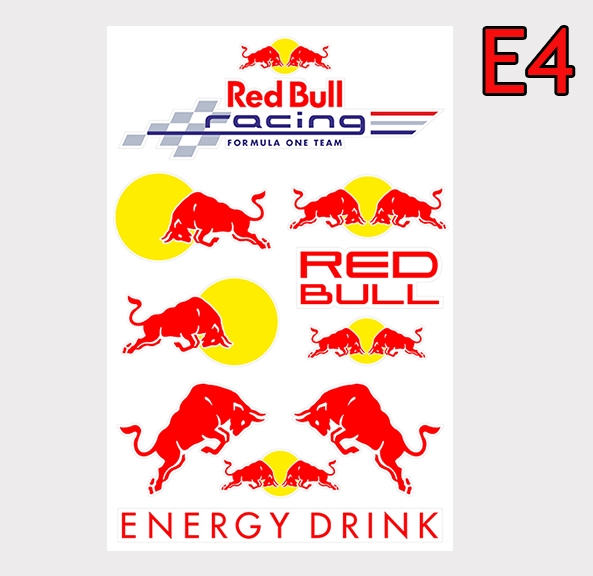 Samolepky REDBULL E4 UNI