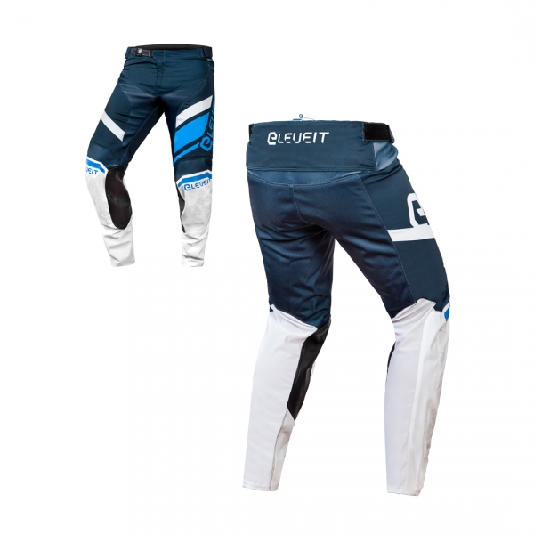 Moto kalhoty ELEVEIT X-LEGEND modro/bílé 34
